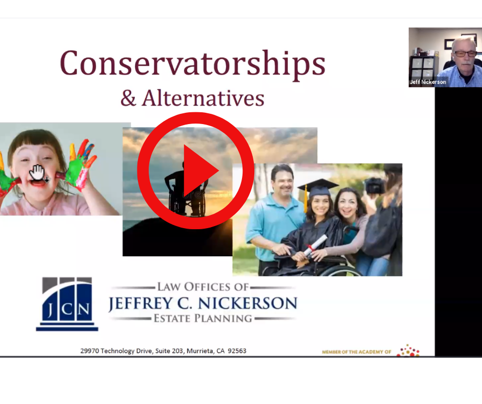 conservatorships & alternatives video