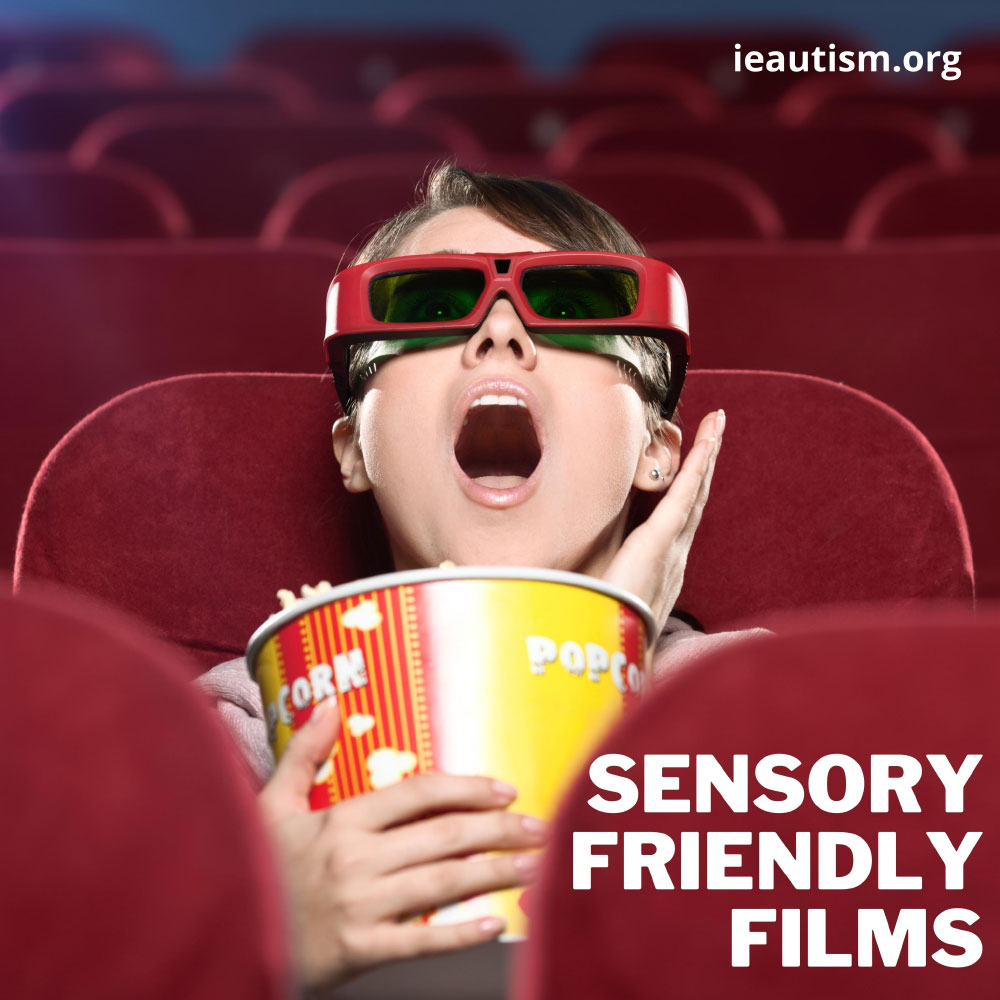 Kid watching a movie with 3d glasses and bucket of popcorn